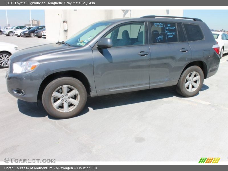 Magnetic Gray Metallic / Ash 2010 Toyota Highlander
