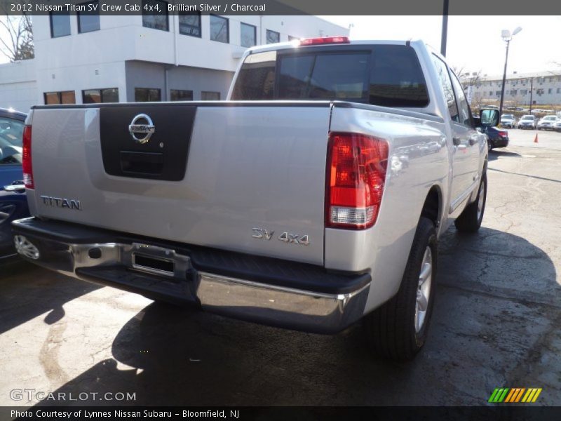 Brilliant Silver / Charcoal 2012 Nissan Titan SV Crew Cab 4x4