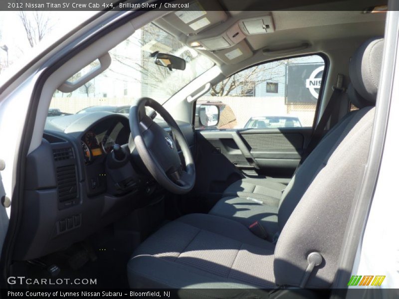 Brilliant Silver / Charcoal 2012 Nissan Titan SV Crew Cab 4x4