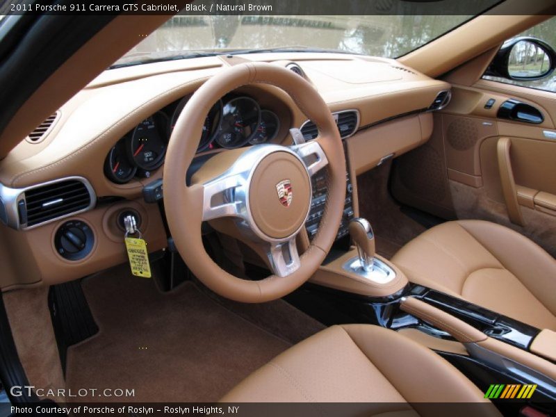 Natural Brown Interior - 2011 911 Carrera GTS Cabriolet 