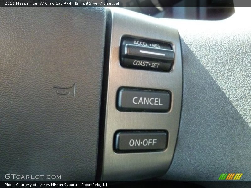 Brilliant Silver / Charcoal 2012 Nissan Titan SV Crew Cab 4x4