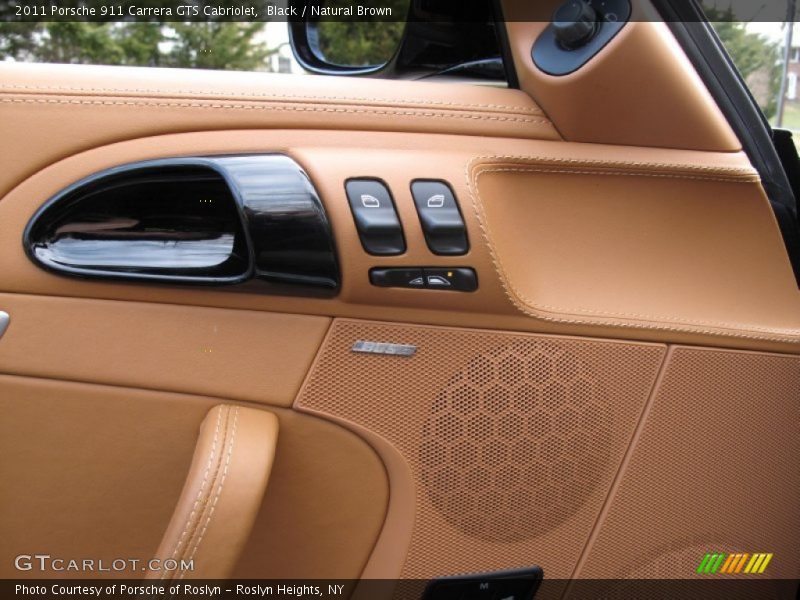 Black / Natural Brown 2011 Porsche 911 Carrera GTS Cabriolet
