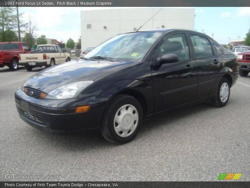 Pitch Black / Medium Graphite 2003 Ford Focus LX Sedan