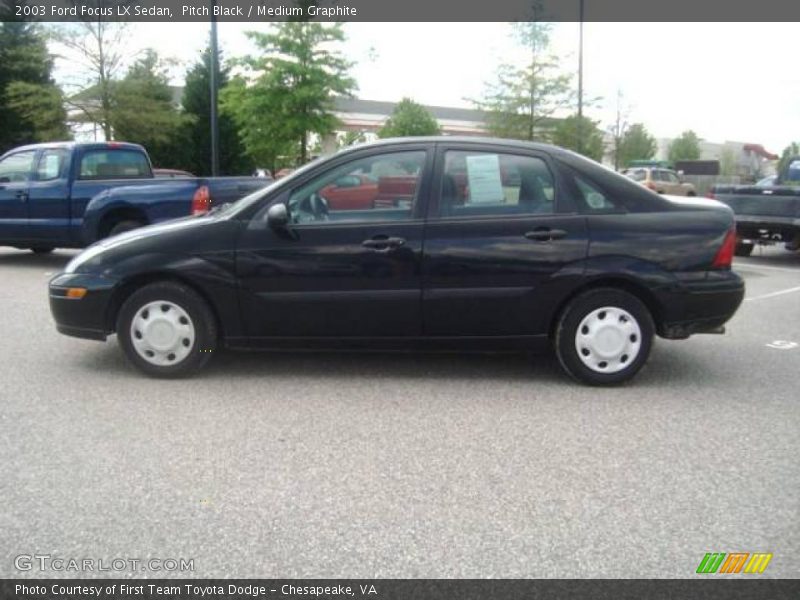 Pitch Black / Medium Graphite 2003 Ford Focus LX Sedan