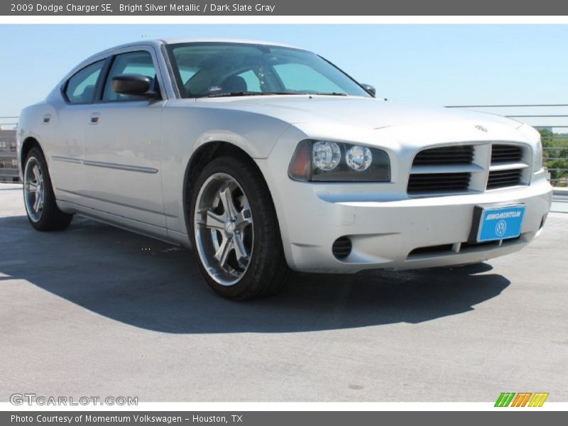 Bright Silver Metallic / Dark Slate Gray 2009 Dodge Charger SE