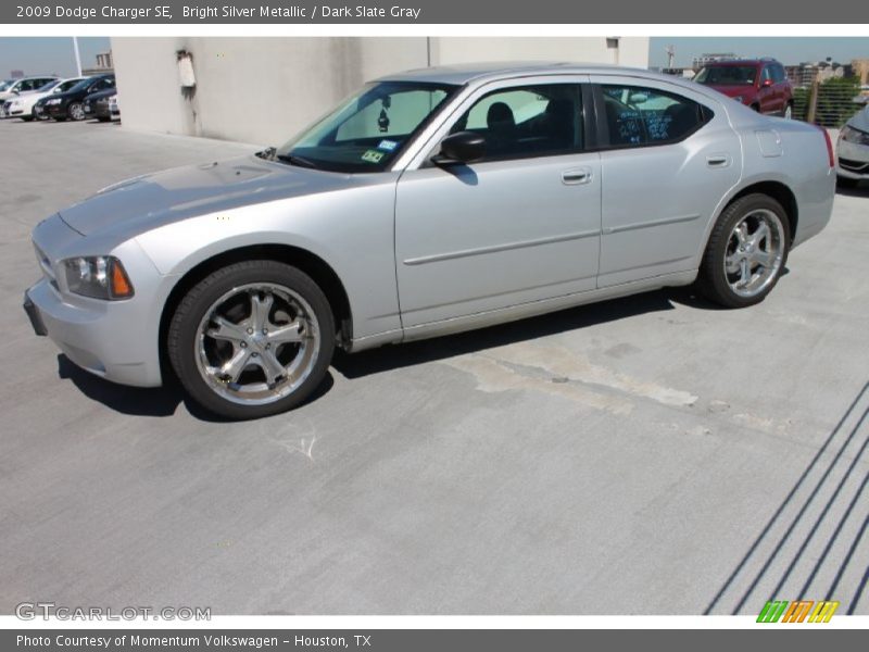 Bright Silver Metallic / Dark Slate Gray 2009 Dodge Charger SE