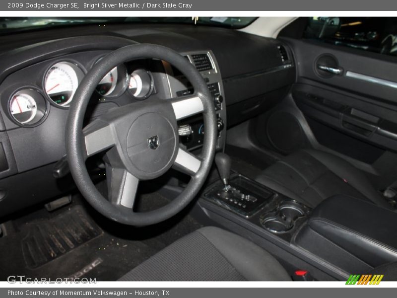 Bright Silver Metallic / Dark Slate Gray 2009 Dodge Charger SE