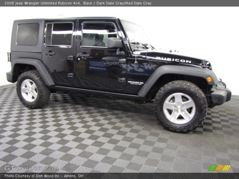 Black / Dark Slate Gray/Med Slate Gray 2008 Jeep Wrangler Unlimited Rubicon 4x4