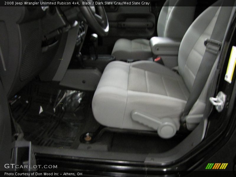 Black / Dark Slate Gray/Med Slate Gray 2008 Jeep Wrangler Unlimited Rubicon 4x4
