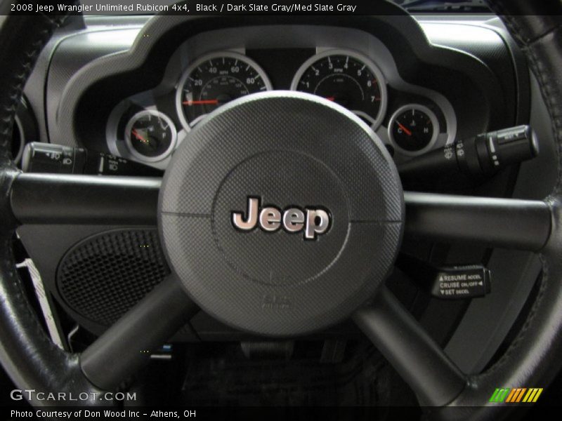 Black / Dark Slate Gray/Med Slate Gray 2008 Jeep Wrangler Unlimited Rubicon 4x4