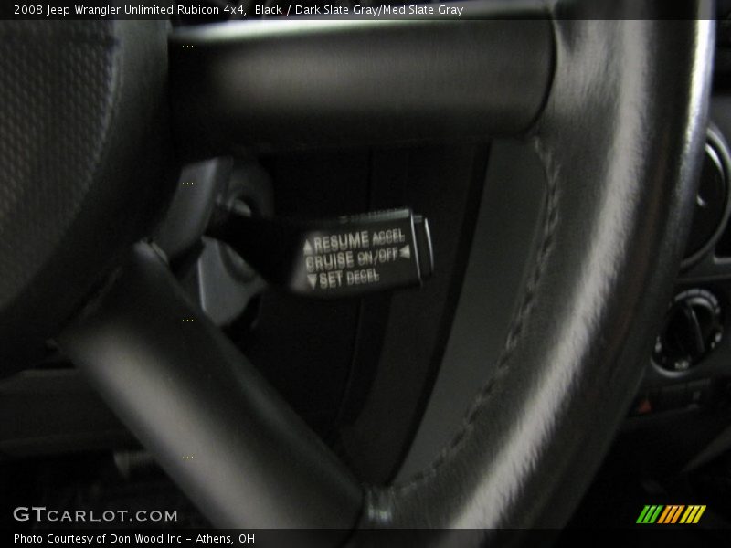 Black / Dark Slate Gray/Med Slate Gray 2008 Jeep Wrangler Unlimited Rubicon 4x4