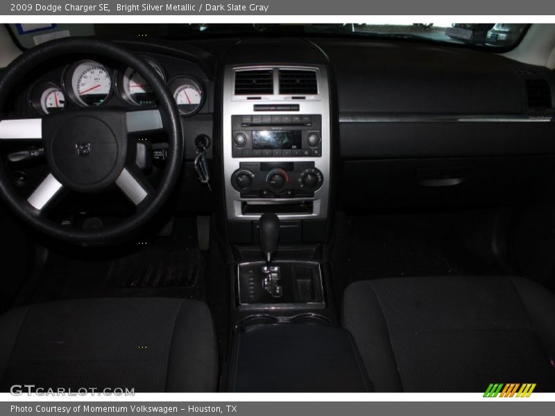Bright Silver Metallic / Dark Slate Gray 2009 Dodge Charger SE