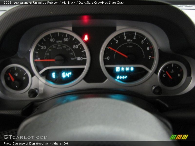Black / Dark Slate Gray/Med Slate Gray 2008 Jeep Wrangler Unlimited Rubicon 4x4