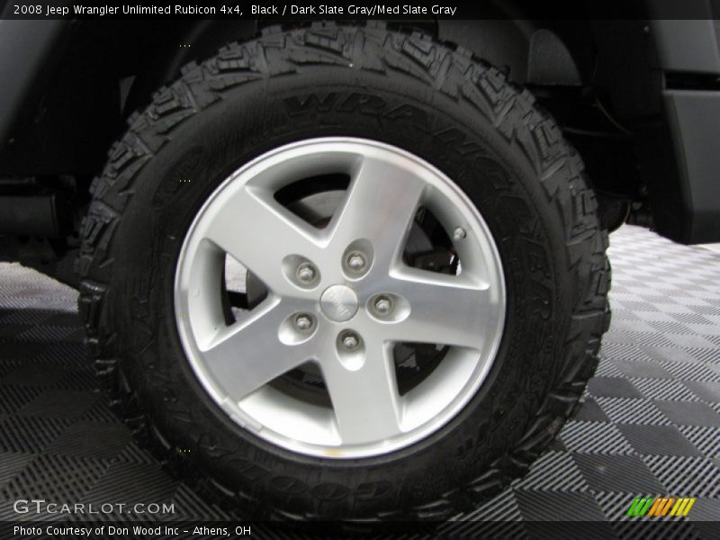 Black / Dark Slate Gray/Med Slate Gray 2008 Jeep Wrangler Unlimited Rubicon 4x4