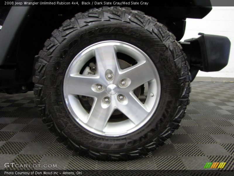 Black / Dark Slate Gray/Med Slate Gray 2008 Jeep Wrangler Unlimited Rubicon 4x4
