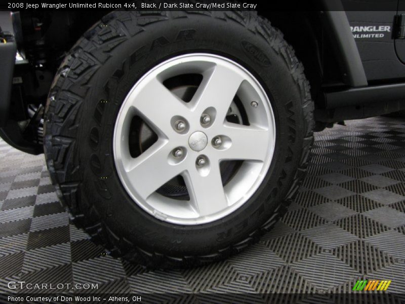 Black / Dark Slate Gray/Med Slate Gray 2008 Jeep Wrangler Unlimited Rubicon 4x4