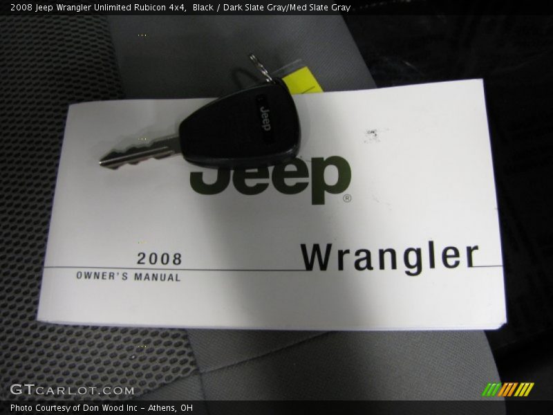 Black / Dark Slate Gray/Med Slate Gray 2008 Jeep Wrangler Unlimited Rubicon 4x4