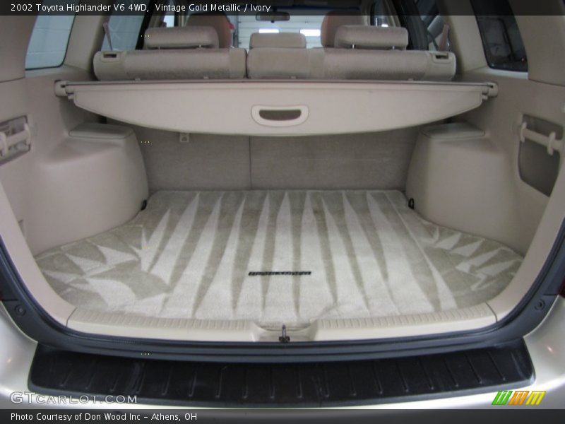 Vintage Gold Metallic / Ivory 2002 Toyota Highlander V6 4WD