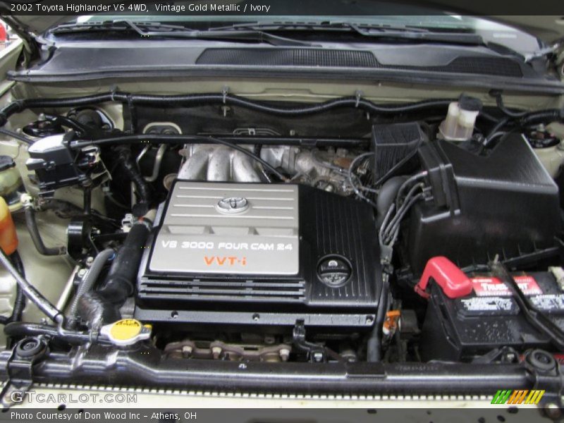 Vintage Gold Metallic / Ivory 2002 Toyota Highlander V6 4WD
