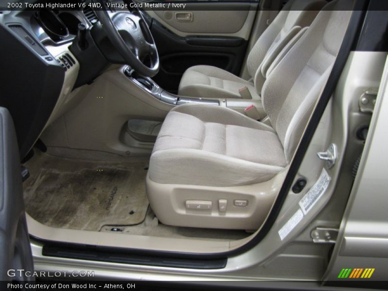 Vintage Gold Metallic / Ivory 2002 Toyota Highlander V6 4WD