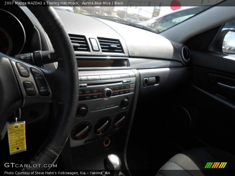 Aurora Blue Mica / Black 2007 Mazda MAZDA3 s Touring Hatchback