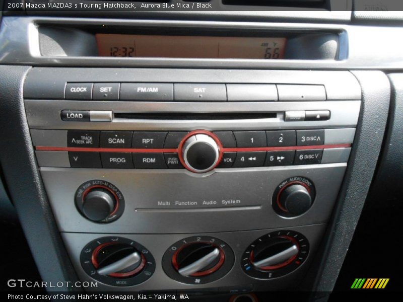 Aurora Blue Mica / Black 2007 Mazda MAZDA3 s Touring Hatchback