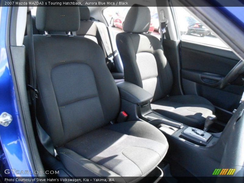 Aurora Blue Mica / Black 2007 Mazda MAZDA3 s Touring Hatchback
