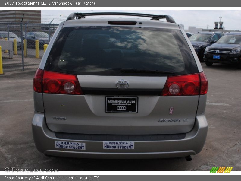 Silver Shadow Pearl / Stone 2007 Toyota Sienna CE