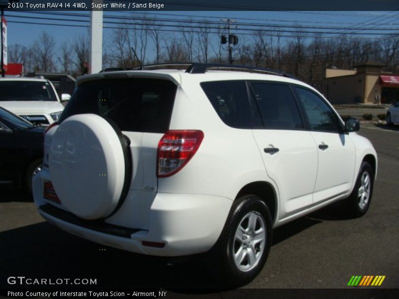 Super White / Sand Beige 2010 Toyota RAV4 I4 4WD