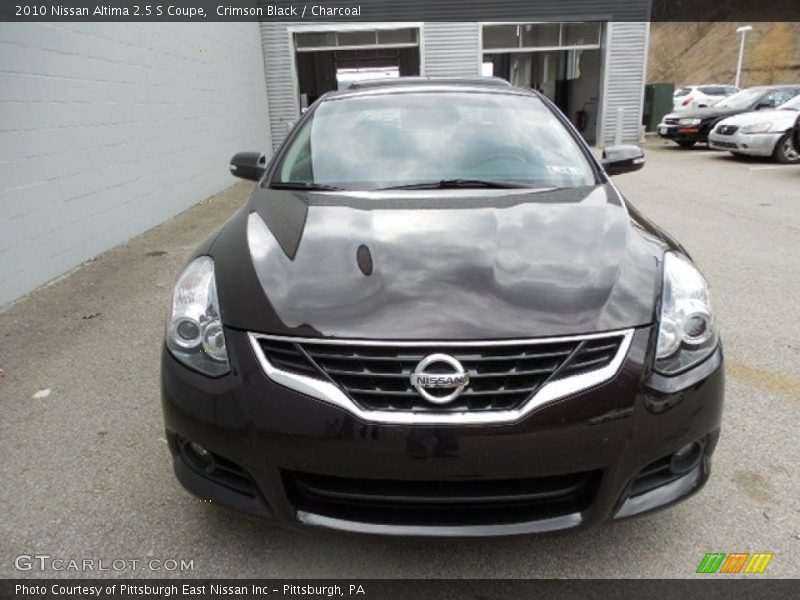 Crimson Black / Charcoal 2010 Nissan Altima 2.5 S Coupe