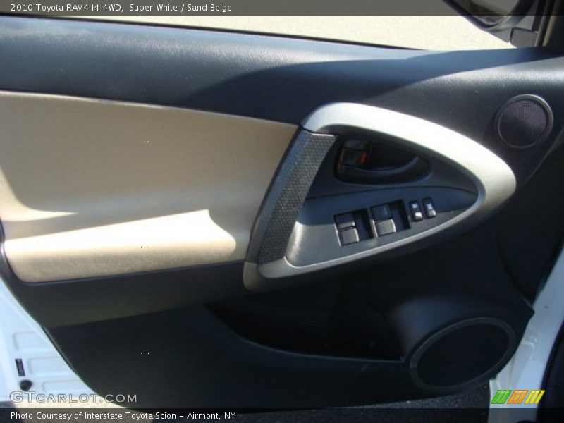 Super White / Sand Beige 2010 Toyota RAV4 I4 4WD