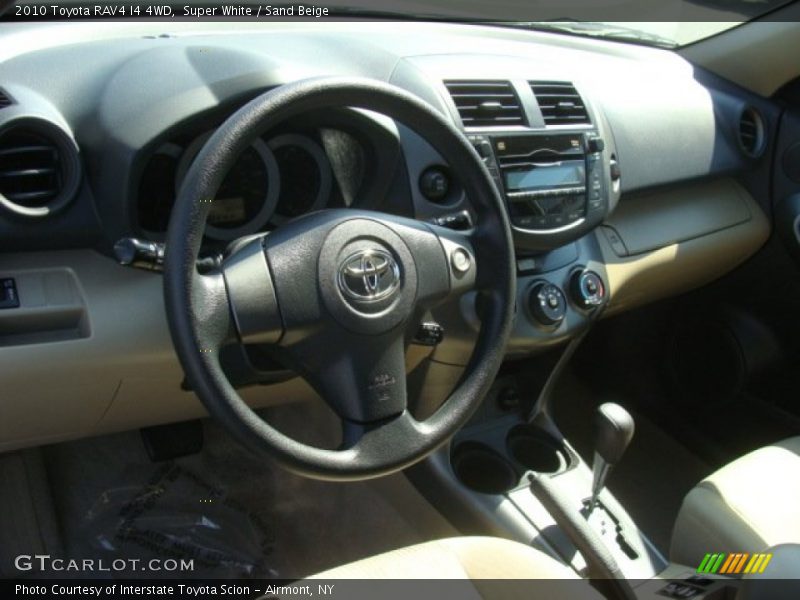 Super White / Sand Beige 2010 Toyota RAV4 I4 4WD