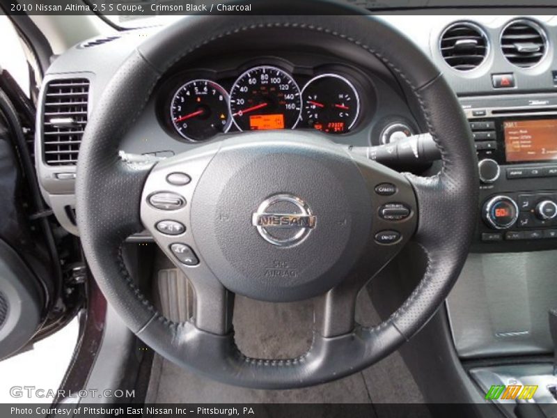 Crimson Black / Charcoal 2010 Nissan Altima 2.5 S Coupe