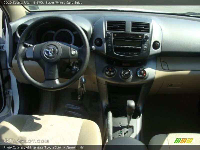 Super White / Sand Beige 2010 Toyota RAV4 I4 4WD