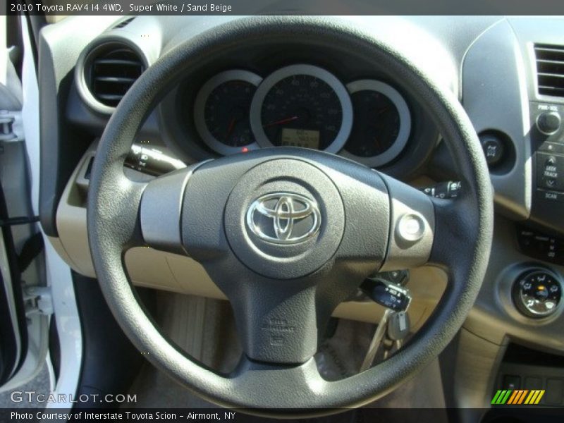 Super White / Sand Beige 2010 Toyota RAV4 I4 4WD