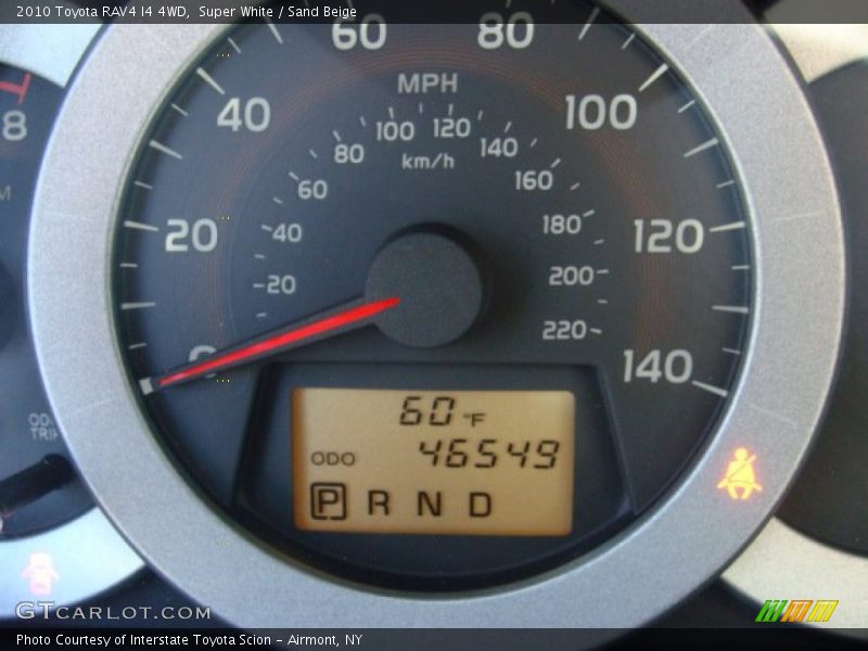 Super White / Sand Beige 2010 Toyota RAV4 I4 4WD