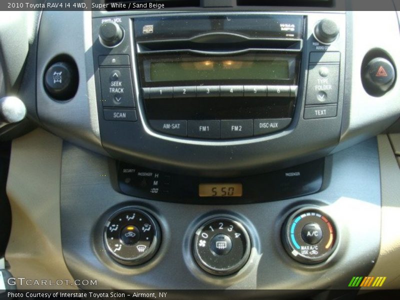Super White / Sand Beige 2010 Toyota RAV4 I4 4WD