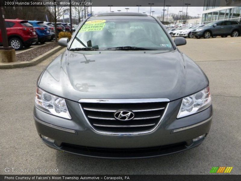 Willow Gray / Gray 2009 Hyundai Sonata Limited