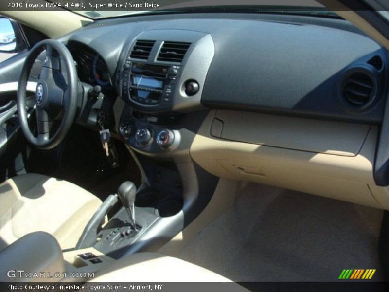 Super White / Sand Beige 2010 Toyota RAV4 I4 4WD