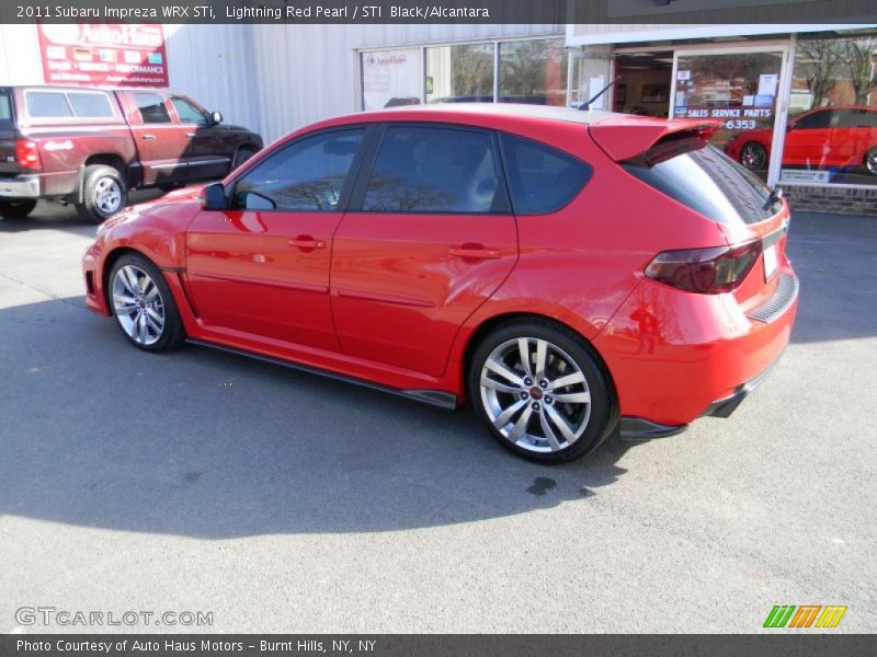 Lightning Red Pearl / STI  Black/Alcantara 2011 Subaru Impreza WRX STi