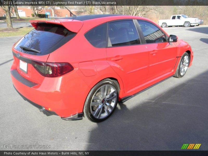 Lightning Red Pearl / STI  Black/Alcantara 2011 Subaru Impreza WRX STi