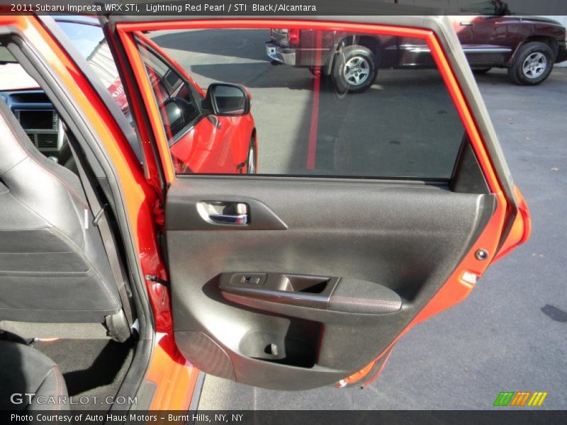 Lightning Red Pearl / STI  Black/Alcantara 2011 Subaru Impreza WRX STi