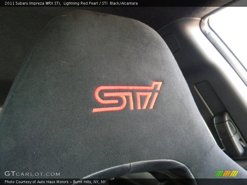 Lightning Red Pearl / STI  Black/Alcantara 2011 Subaru Impreza WRX STi