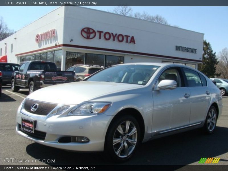 Mercury Metallic / Light Gray 2010 Lexus GS 350 AWD