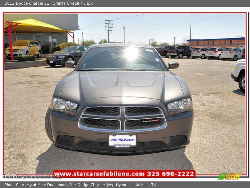 Granite Crystal / Black 2013 Dodge Charger SE