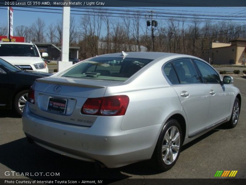 Mercury Metallic / Light Gray 2010 Lexus GS 350 AWD