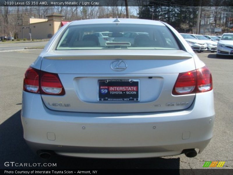 Mercury Metallic / Light Gray 2010 Lexus GS 350 AWD