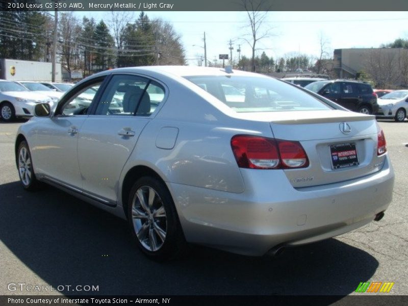 Mercury Metallic / Light Gray 2010 Lexus GS 350 AWD