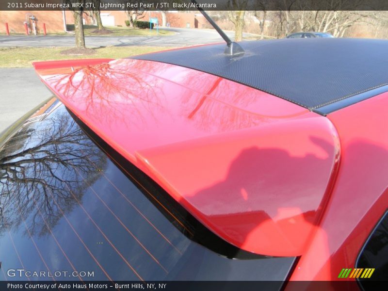 Lightning Red Pearl / STI  Black/Alcantara 2011 Subaru Impreza WRX STi