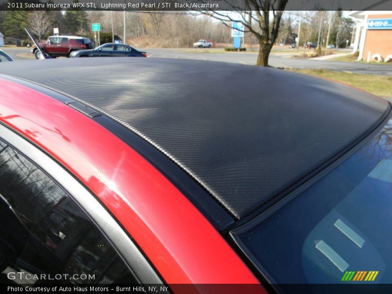 Lightning Red Pearl / STI  Black/Alcantara 2011 Subaru Impreza WRX STi